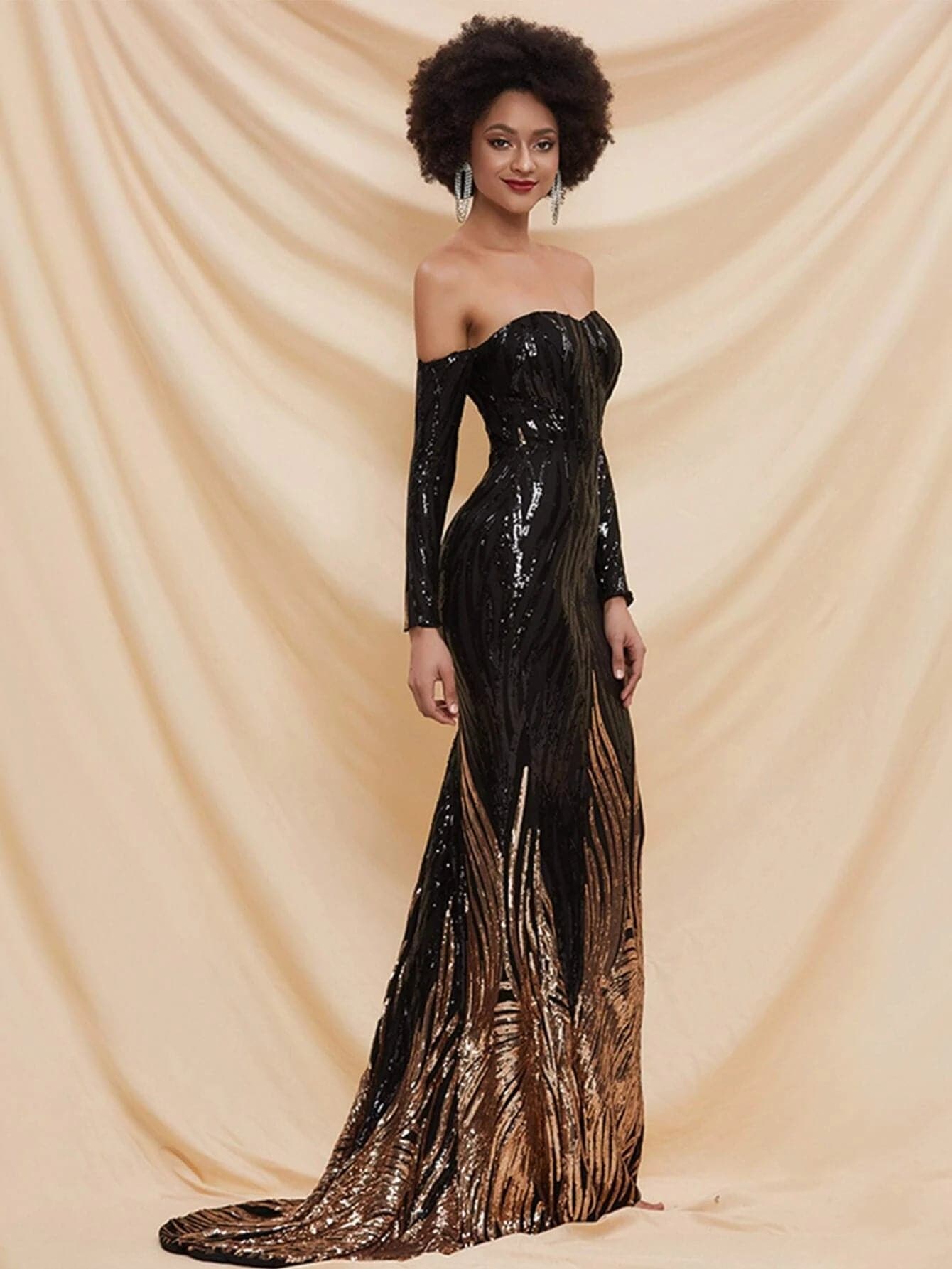 Mermaid Seuin Evening Dress