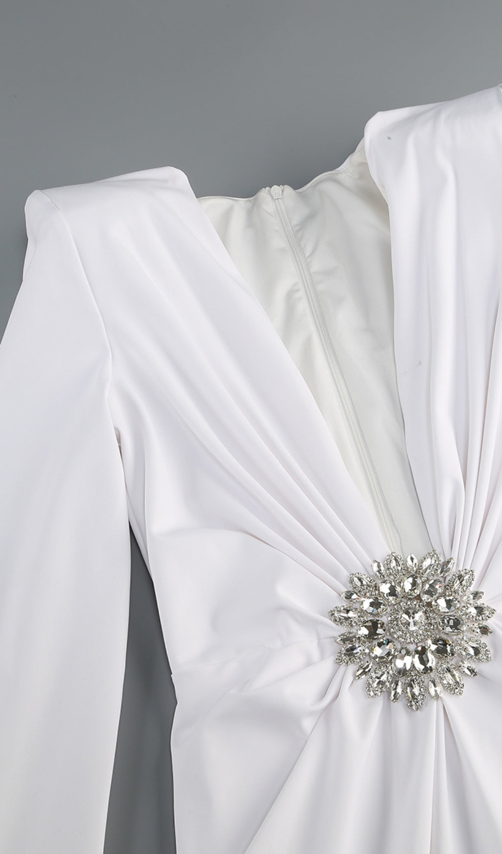 Long sleeve embellished maxi dresses