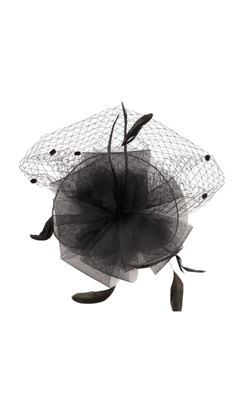 COCKTAIL HATS MESH HATS WITH VEIL styleofcb