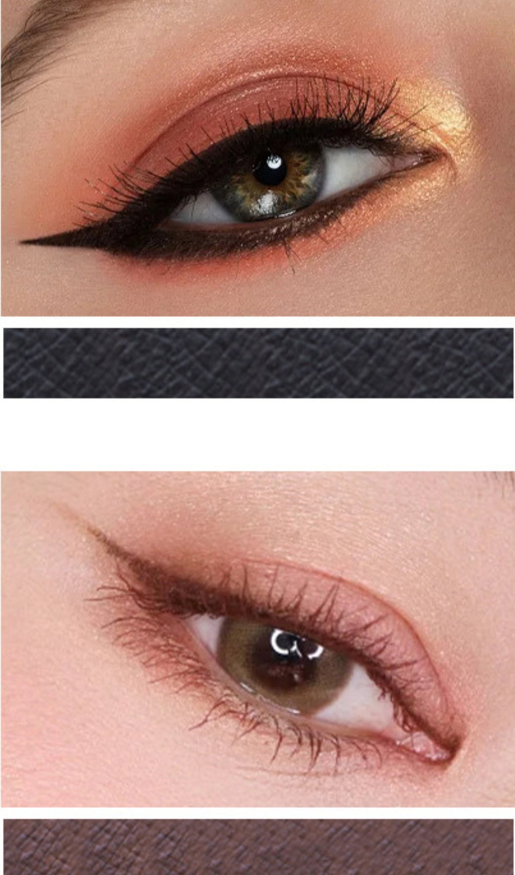WATERPROOF AND SWEAT-PROOF TWO-TONE EYELINER