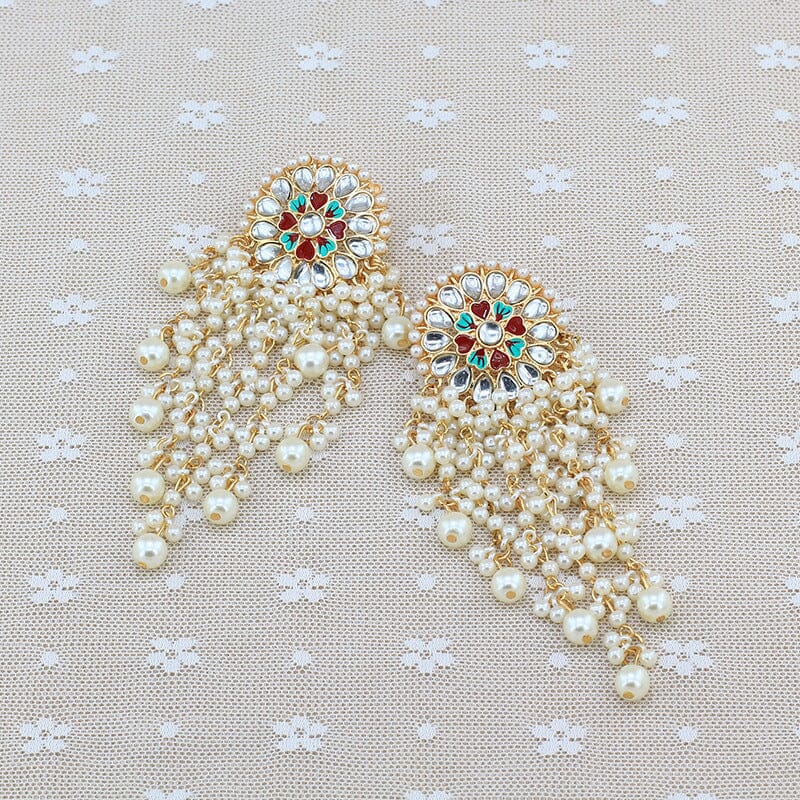 PEARL FRINGE EARRINGS Earrings styleofcb