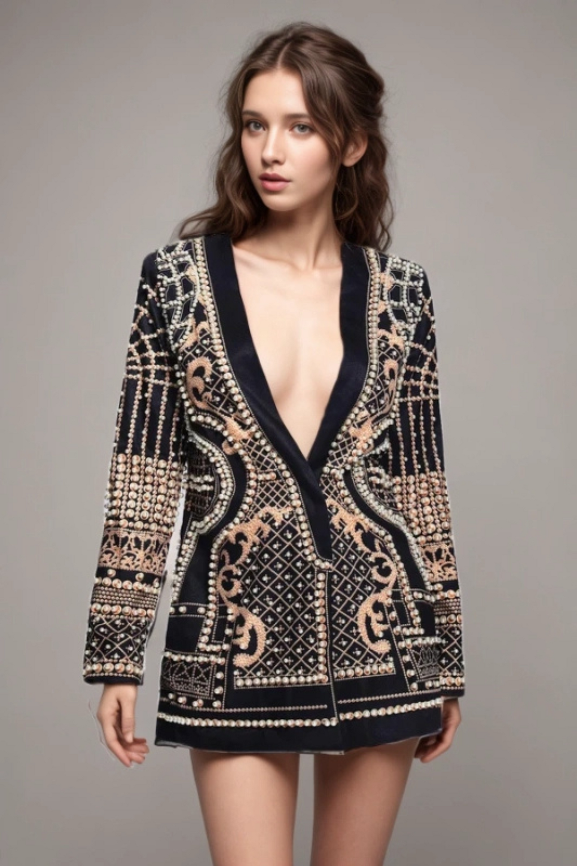 Bonnie Pearl Blazer mini Dress