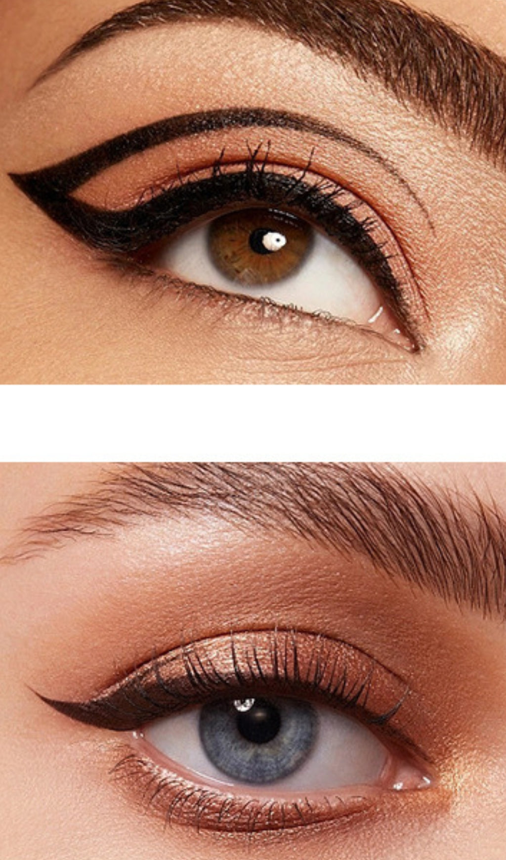 WATERPROOF AND SWEAT-PROOF TWO-TONE EYELINER
