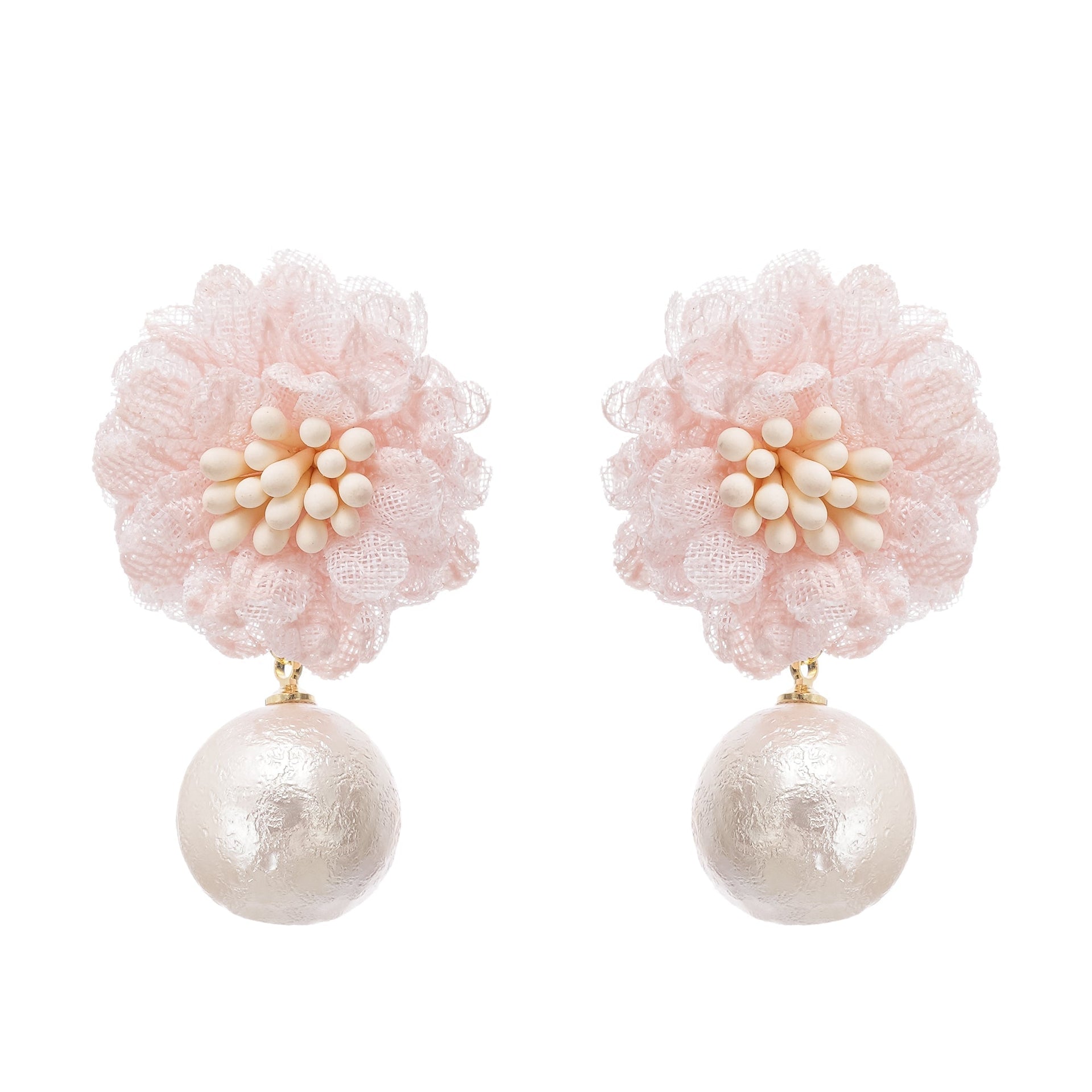 Capriana floral motif drop earrings