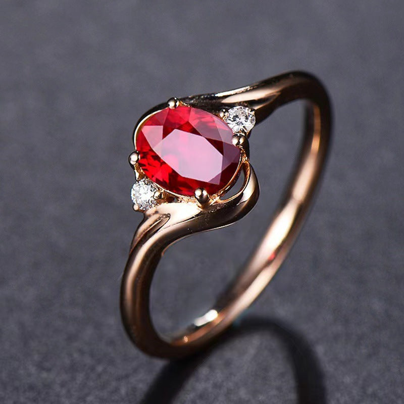 PIGEON BLOOD ADJUSTABLE RING