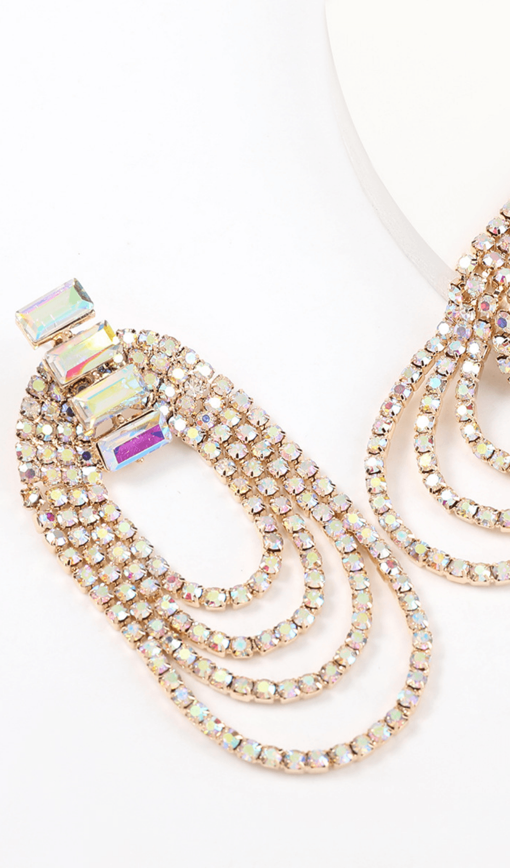 Oval tassel earrings styleofcb