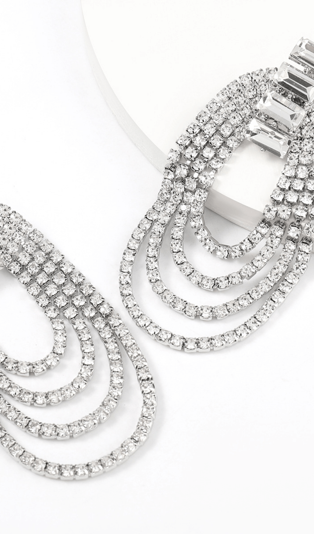 Oval tassel earrings styleofcb