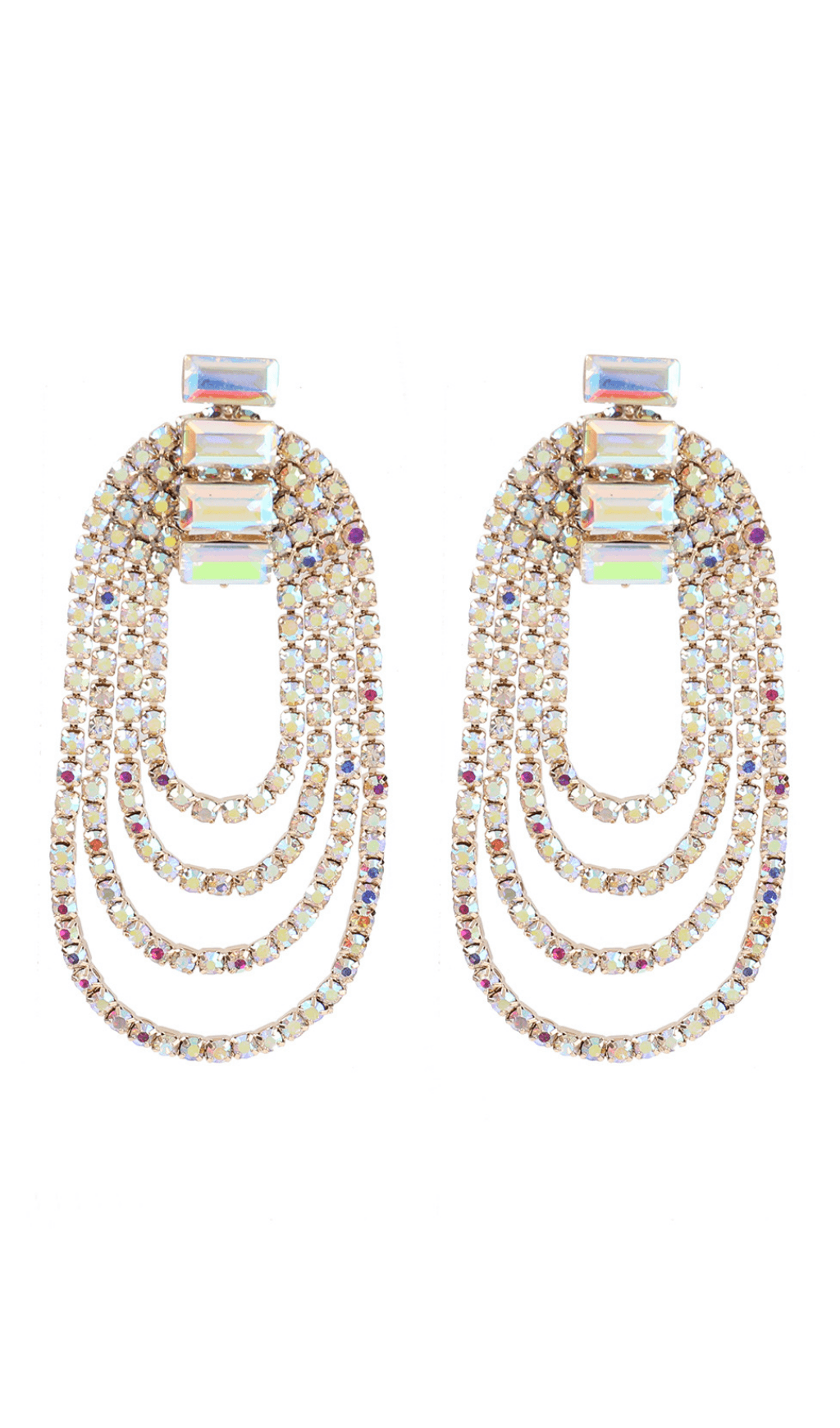 Oval tassel earrings styleofcb GOLD