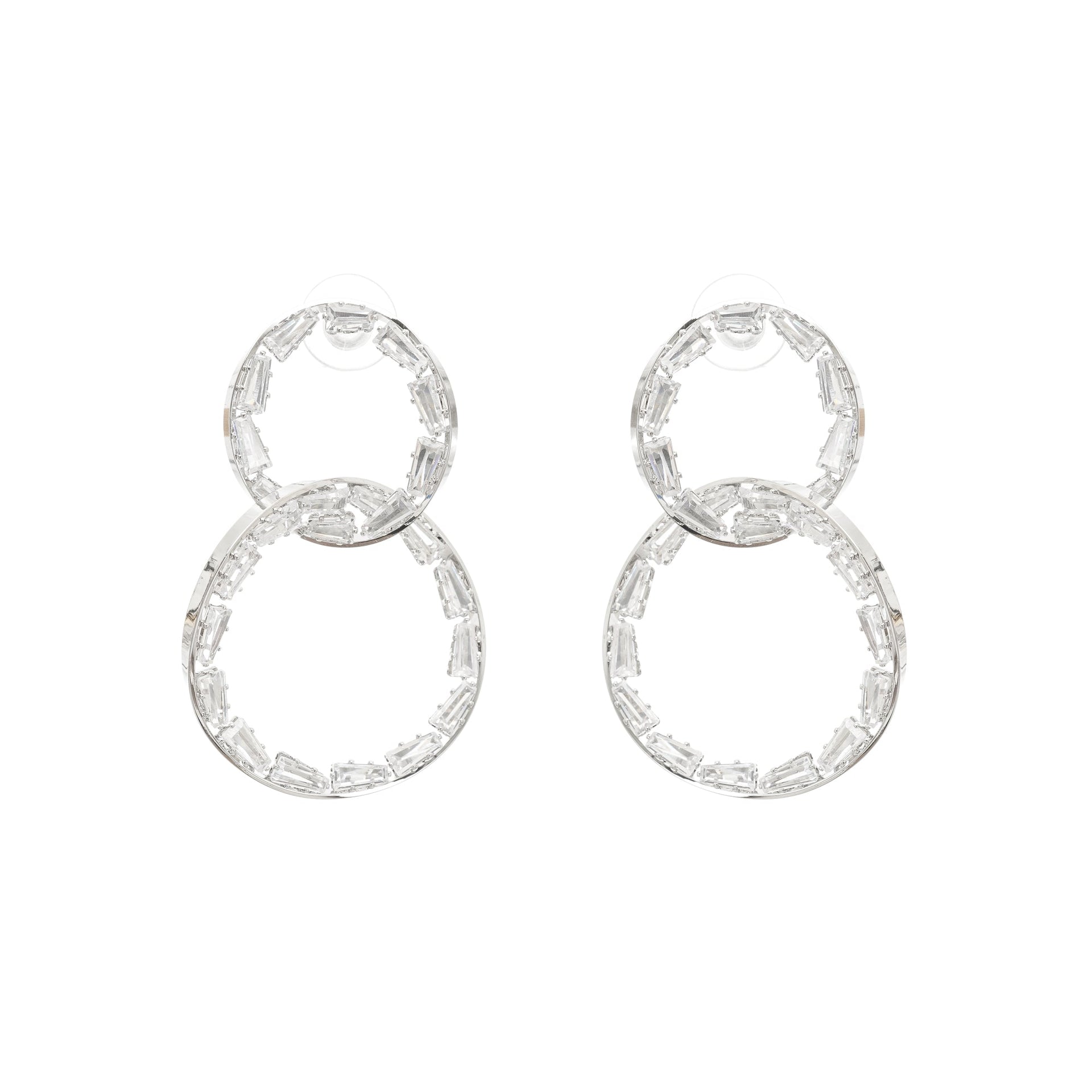 Nadine double-hoop earrings
