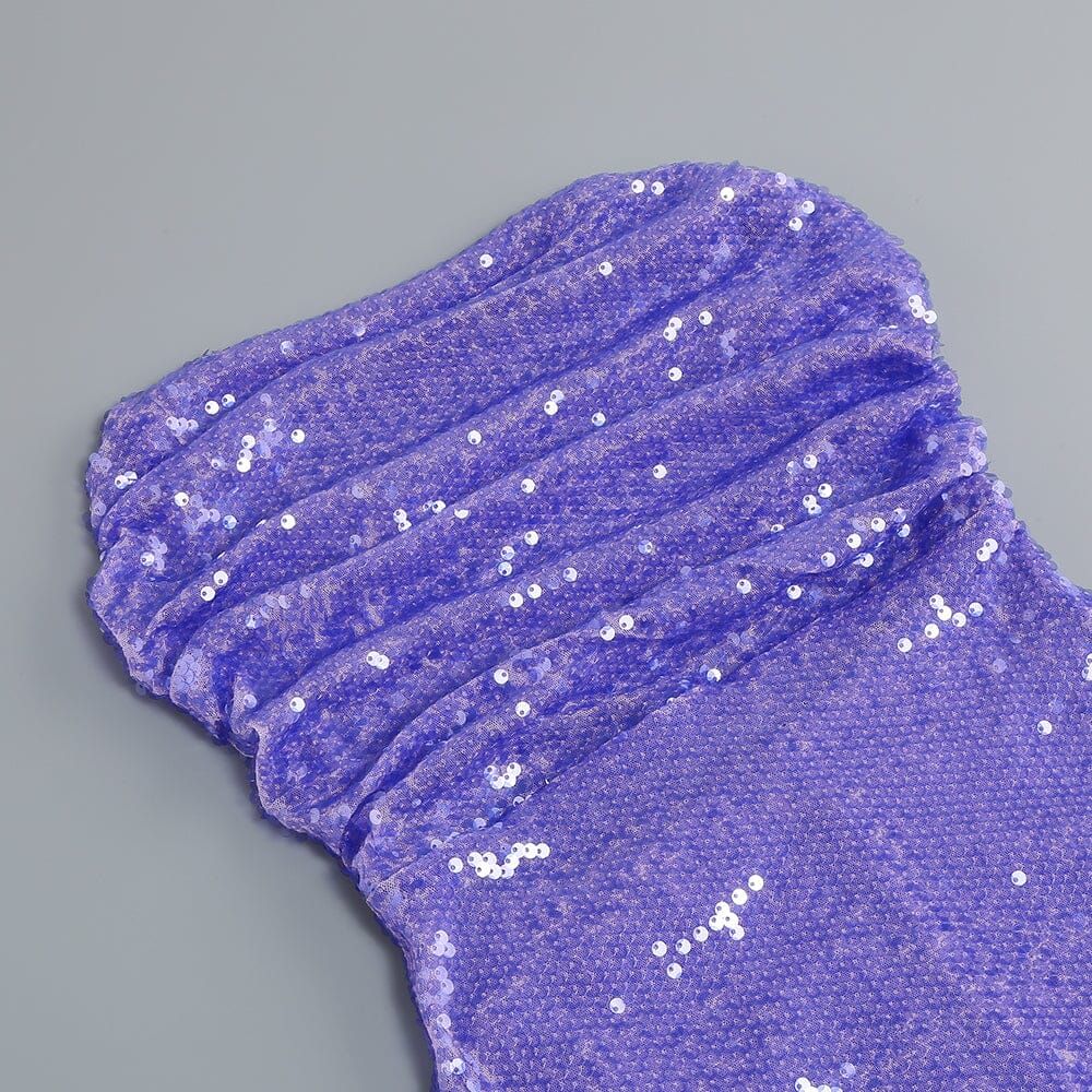SEQUIN BACKLESS MAXI DRESS IN PURPLE styleofcb