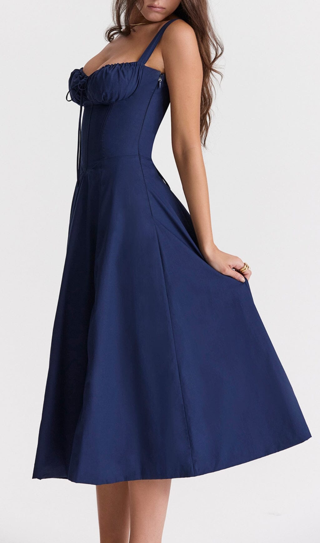 FRENCH NAVY BUSTIER SUNDRESS styleofcb