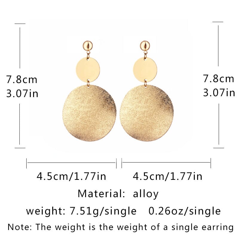 ROUND EARRINGS Earrings styleofcb
