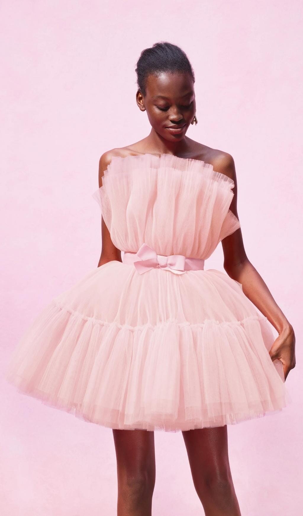 LAYERED STRAPLESS MINI DRESS Dresses styleofcb