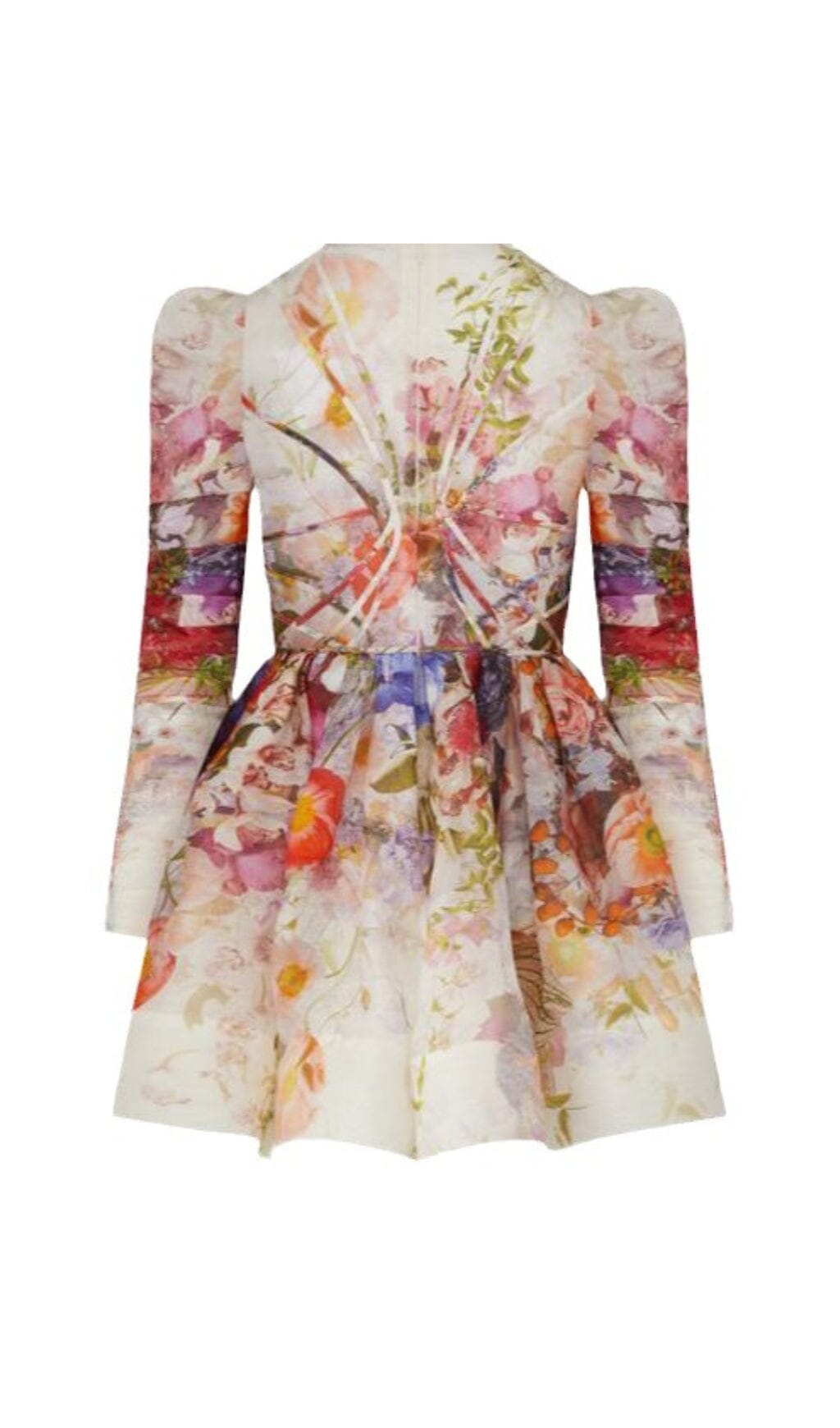 PATRICIA FLORAL PRINTED LONG SLEEVE DRESS