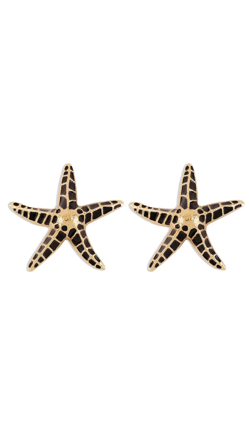 STARFISH EARRINGS IN BLACK Earrings styleofcb