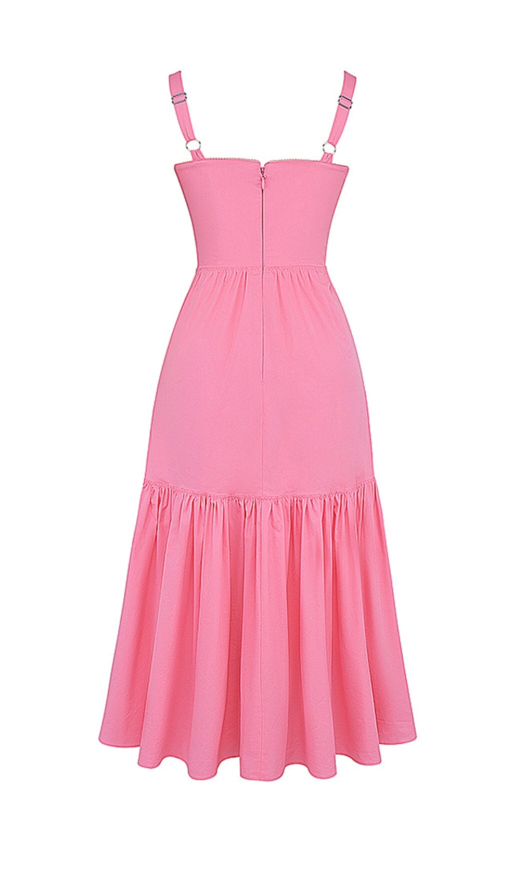 FRENCH PINK MIDI SUNDRESS