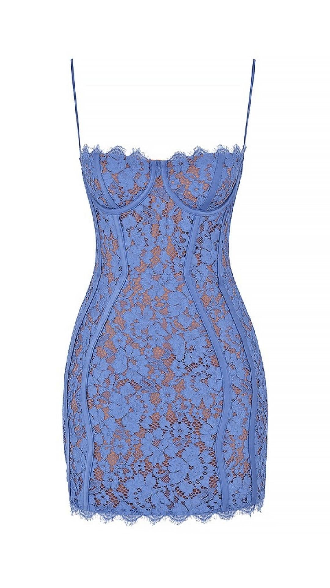 LACE MINI DRESS IN PURPULE Dresses styleofcb