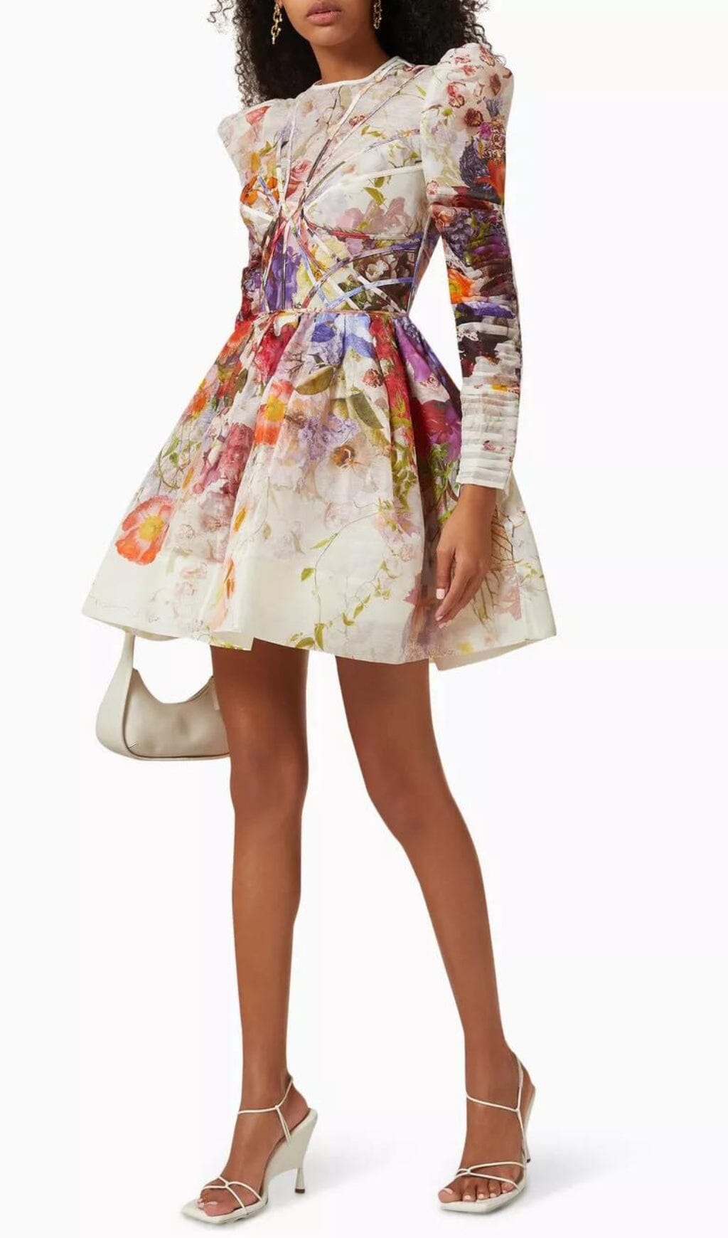 PATRICIA FLORAL PRINTED LONG SLEEVE DRESS