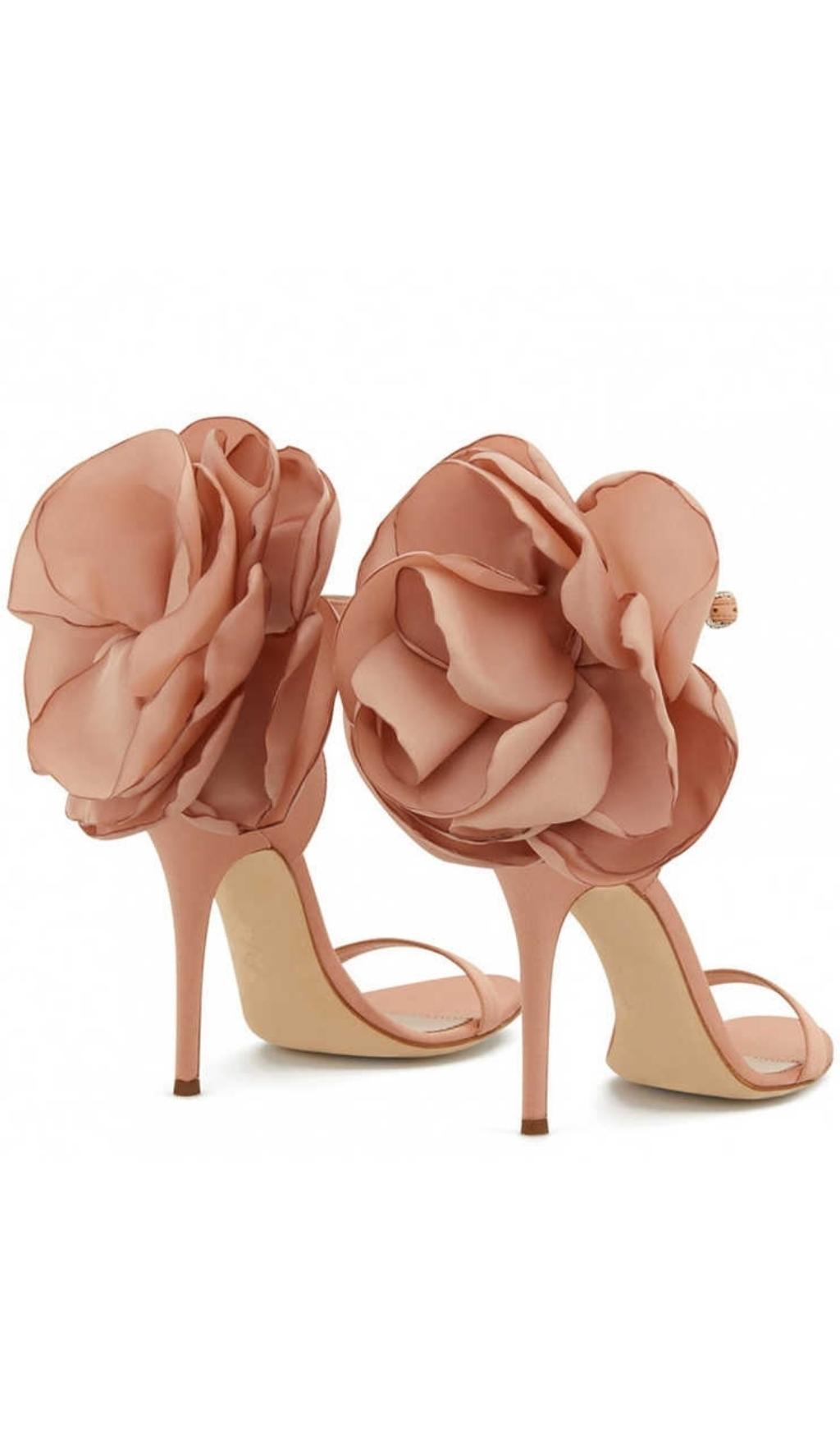 SEXY BIG FLOWER STILETTO HIGH HEELS Shoes styleofcb