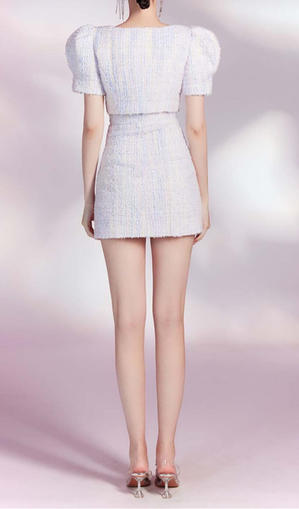 CRYSTAL EMBELLISHED TWO PIECE IN LILAC