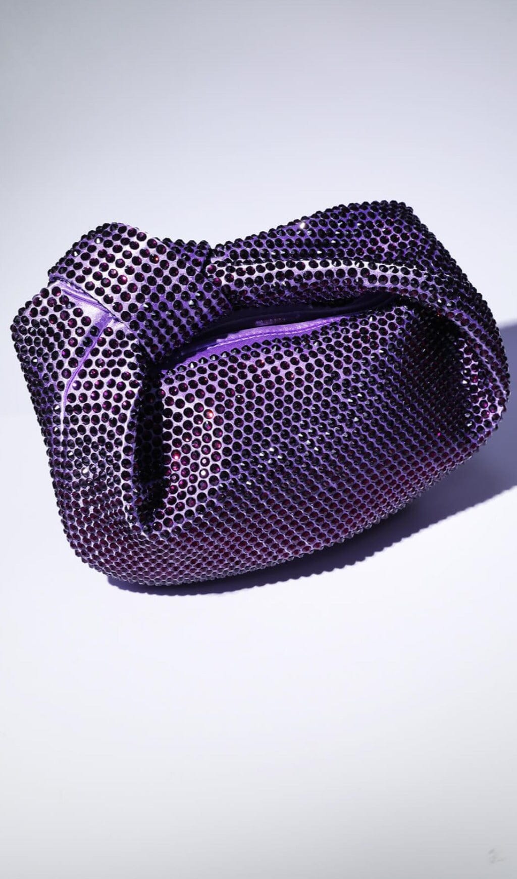 EMBELLISHED TOTE BAG IN PURPLE Bags Oh CICI