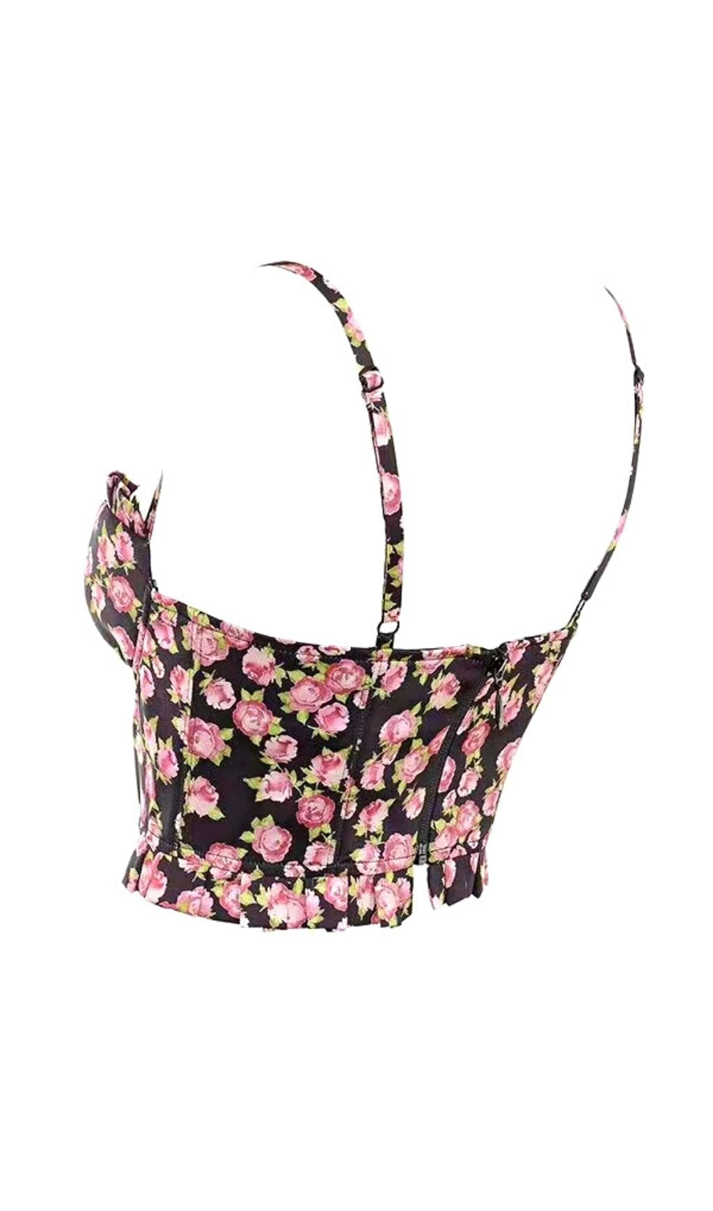 FLOWER PRINTED CAMISOLE Shirts & Tops styleofcb