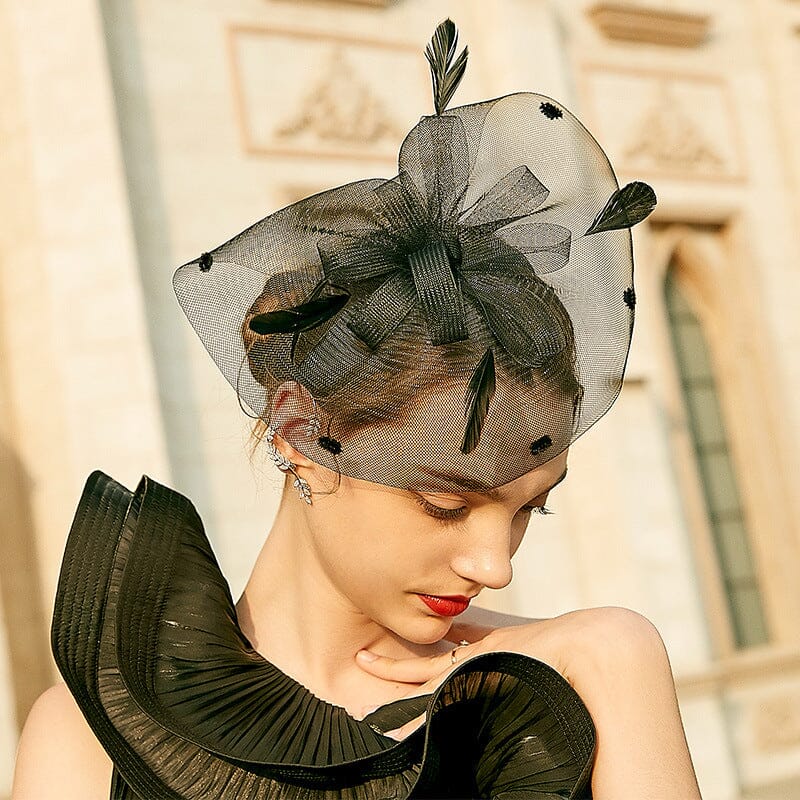 RETRO HEMP YARN FEATHER FASCINATORS styleofcb