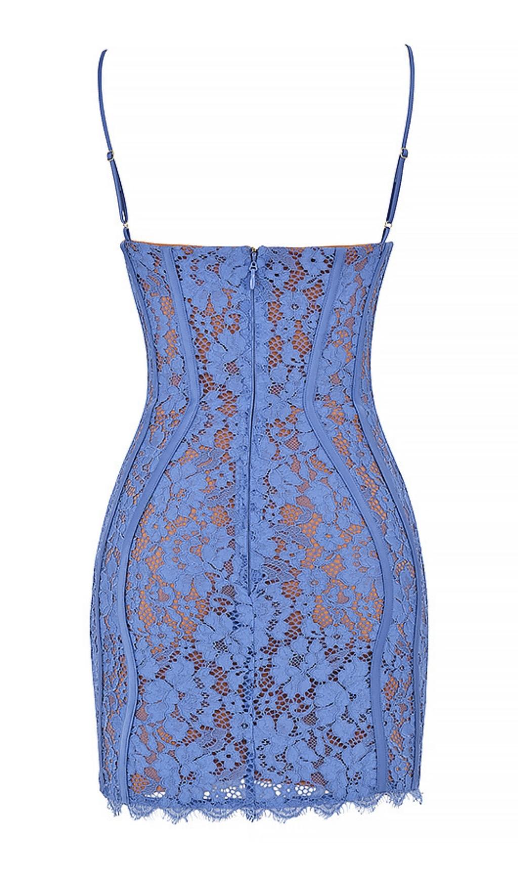 LACE MINI DRESS IN PURPULE Dresses styleofcb