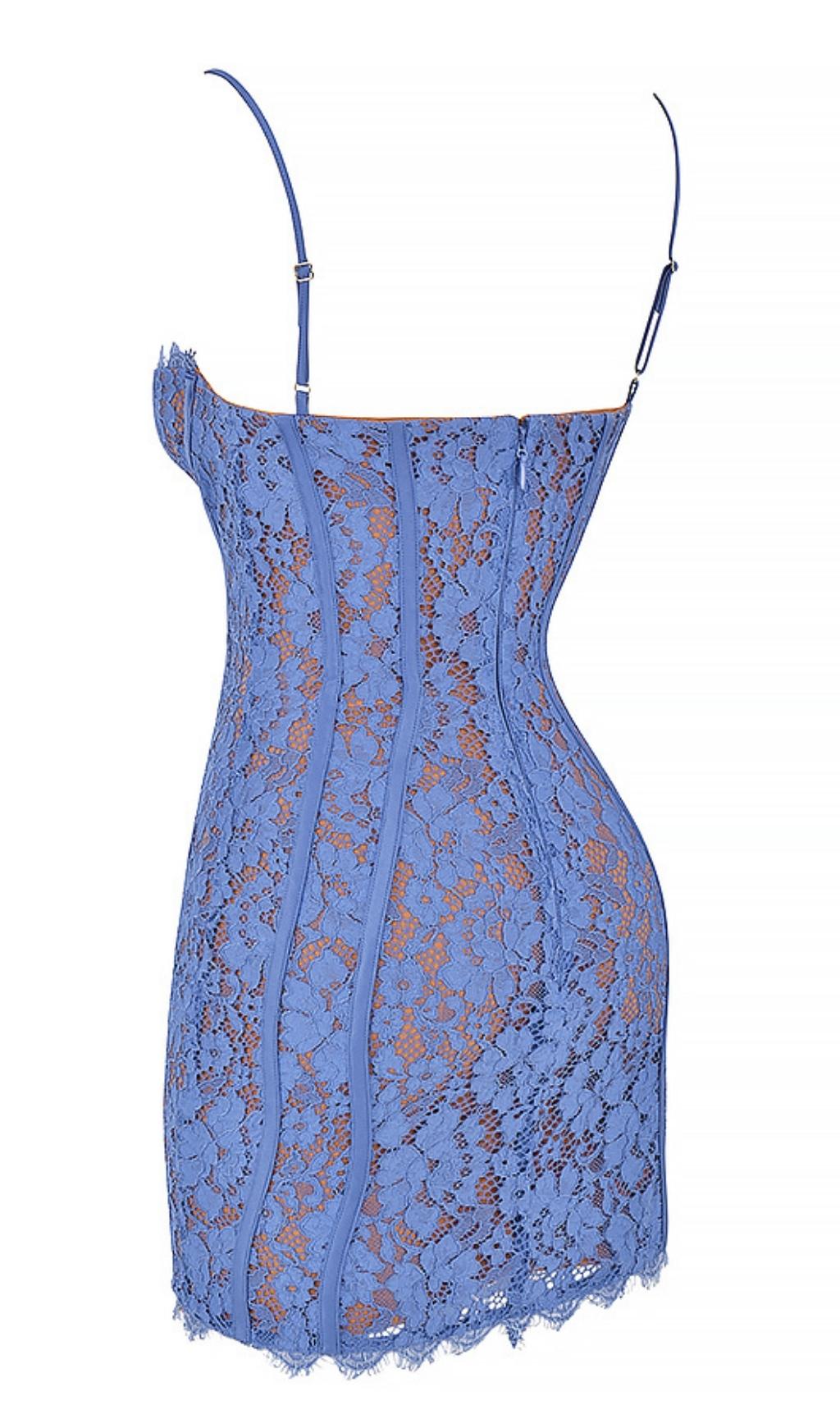LACE MINI DRESS IN PURPULE Dresses styleofcb