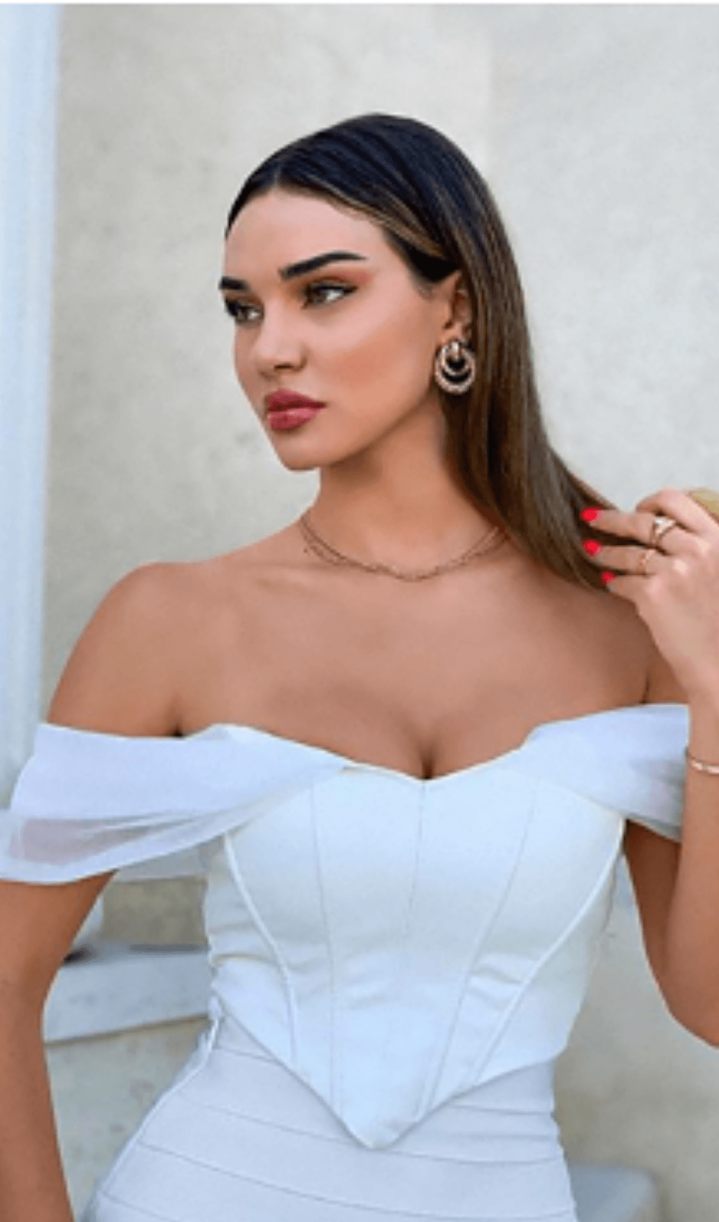 Leather slim camisole styleofcb