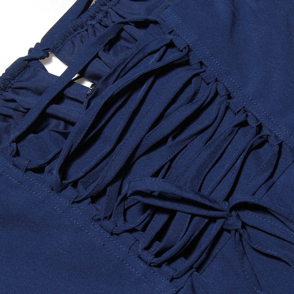 FRENCH NAVY BUSTIER SUNDRESS styleofcb