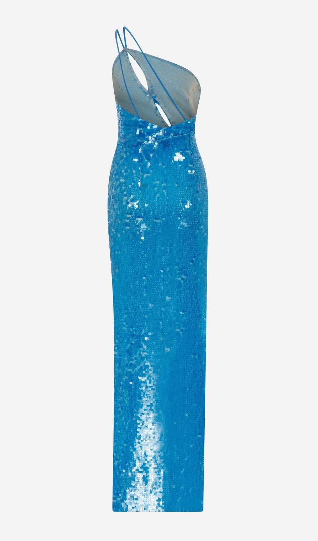 ONE SHOULDER SEQUIN MAXI DRESS DRESS STYLE OF CB