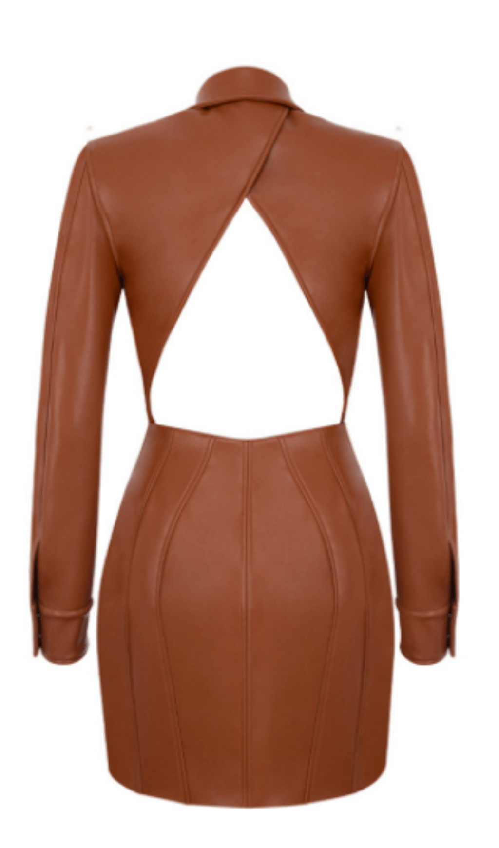 PU leather high waist dress styleofcb