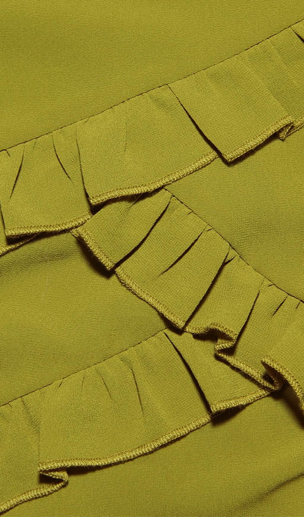 SPLIT MAXI DRESS IN GREEN Dresses styleofcb