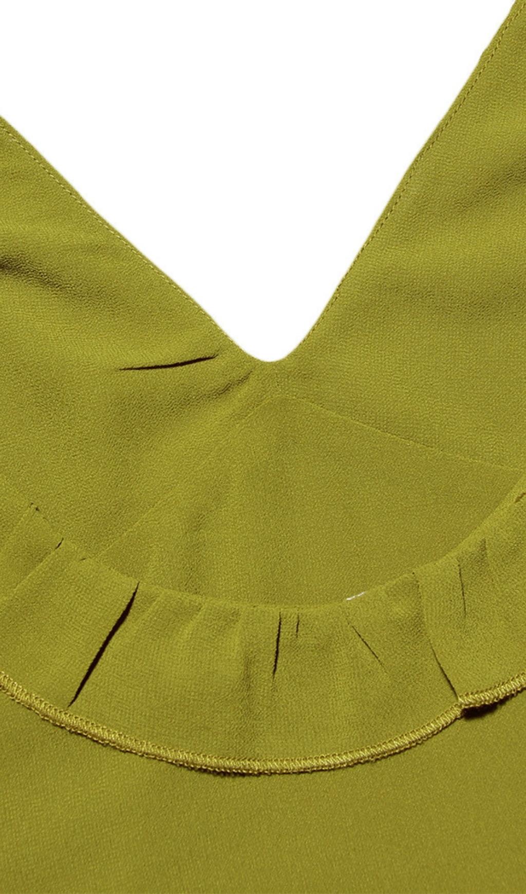 SPLIT MAXI DRESS IN GREEN Dresses styleofcb