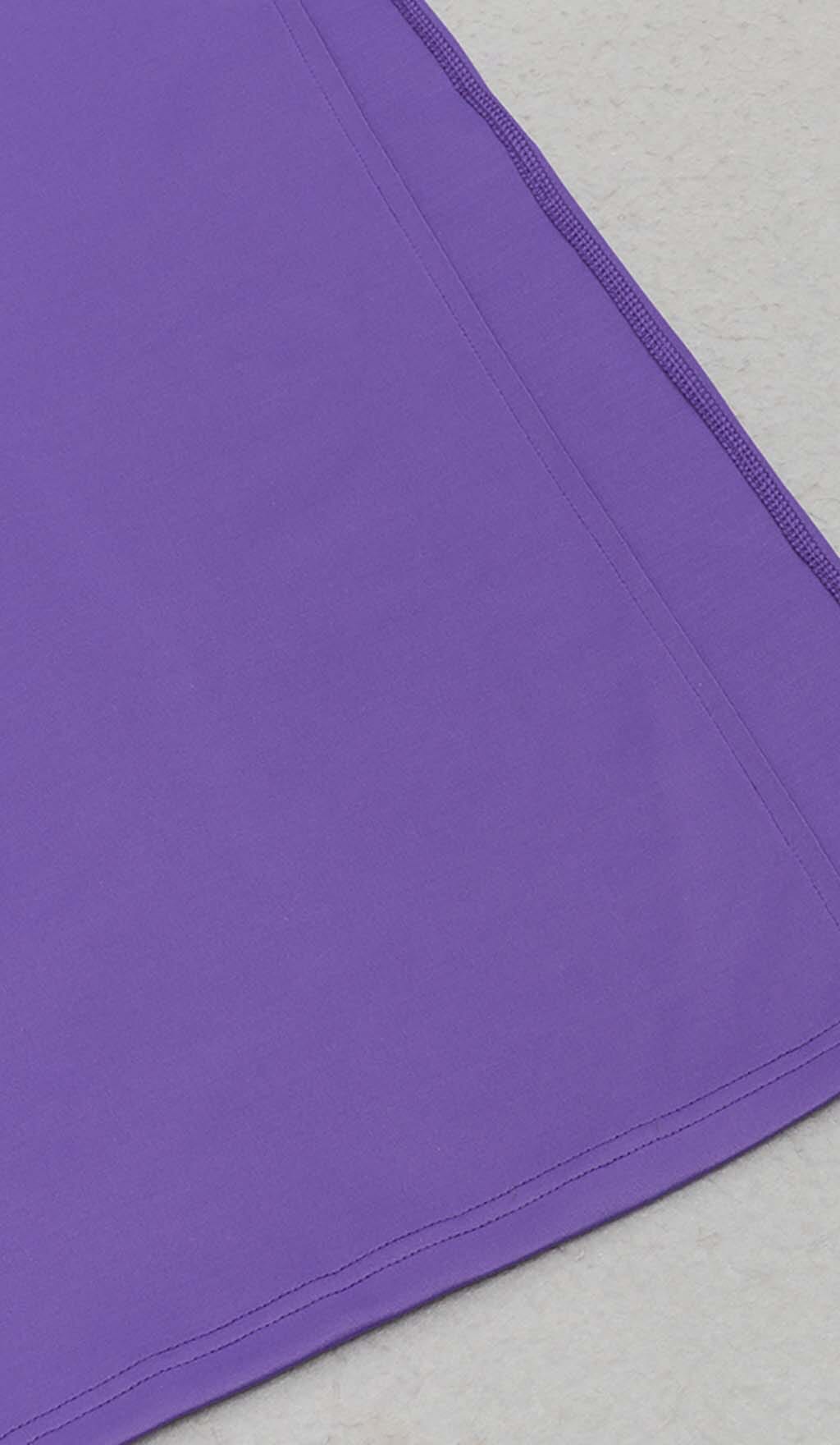 TWIST FRONT CUT OUT MAXI DRESS IN PURPLE DRESS styleofcb