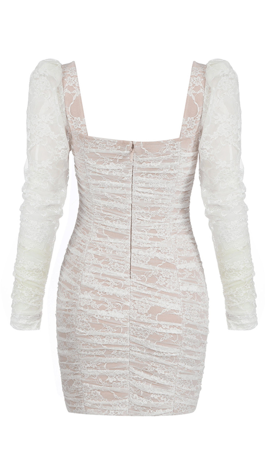 WHITE YARN KNITTED MINI DRESS Dresses styleofcb