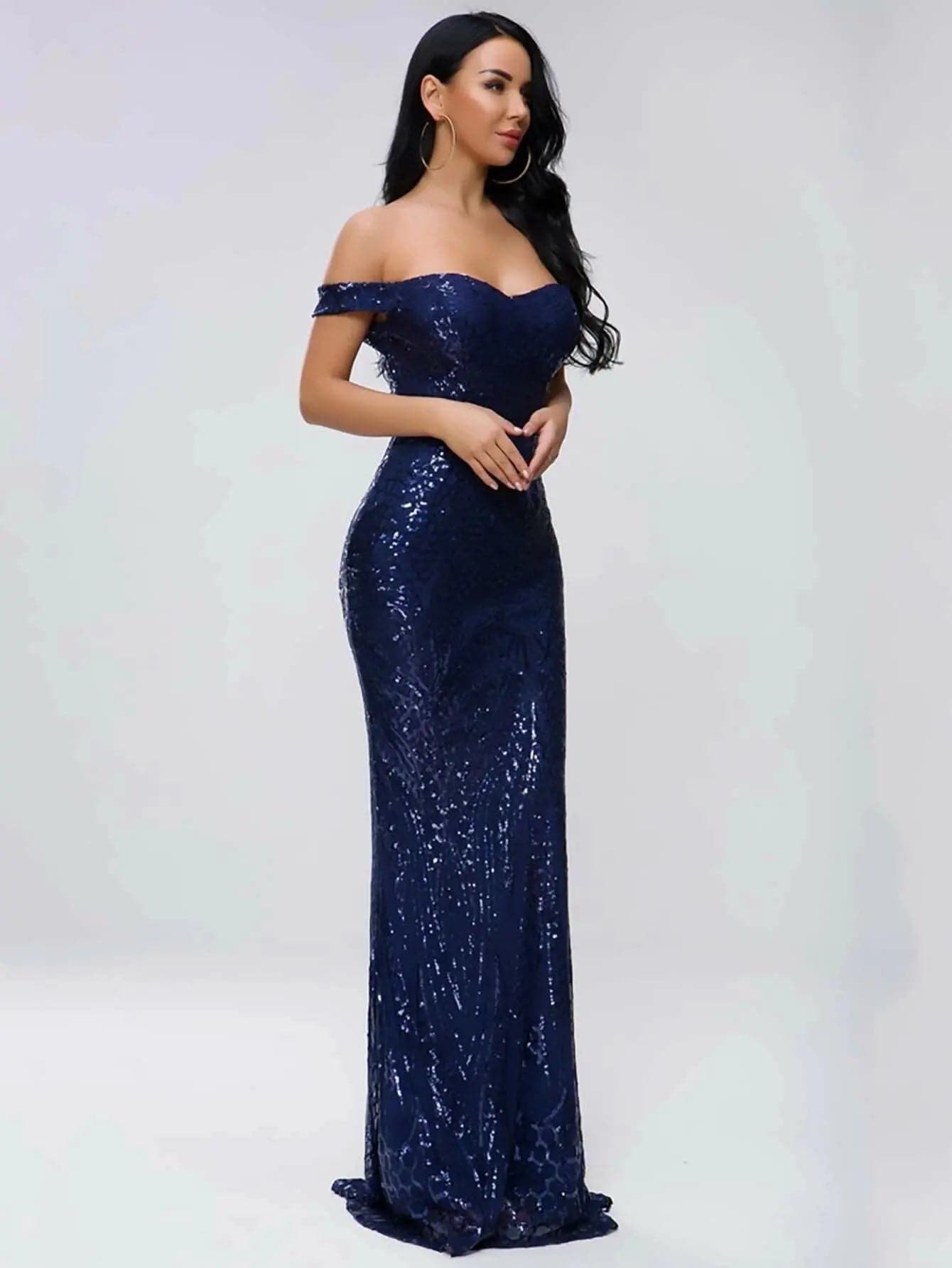 Off Shoulder Evening Dress