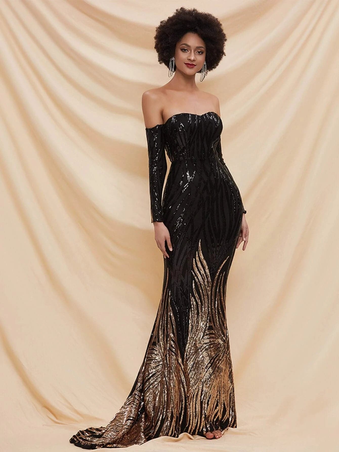 Mermaid Seuin Evening Dress