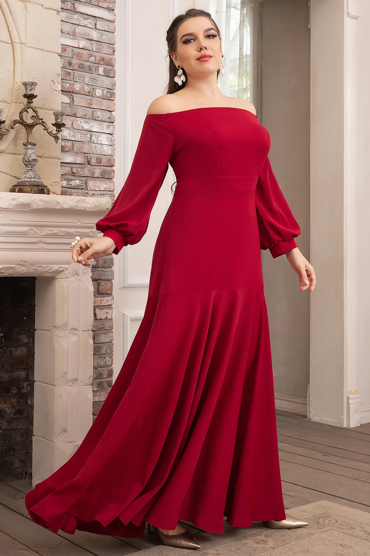 Salma Off Shoulder Maxi Dress