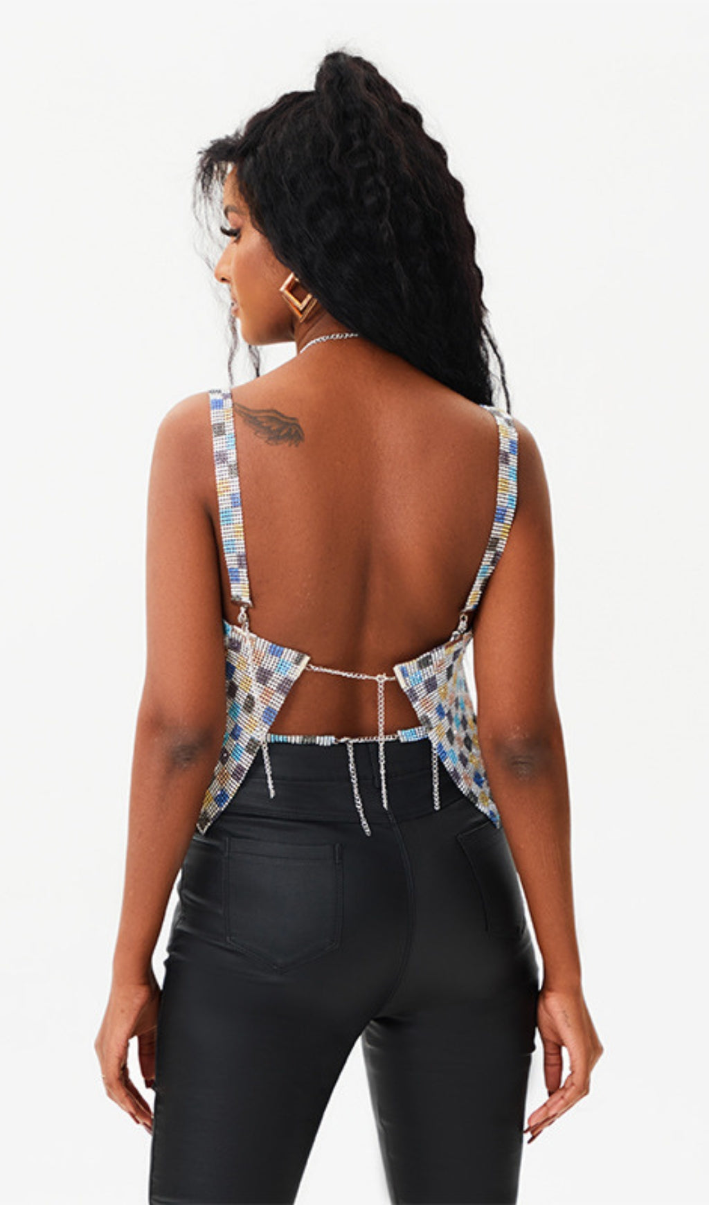 BLING SEQUIN CROP TOP