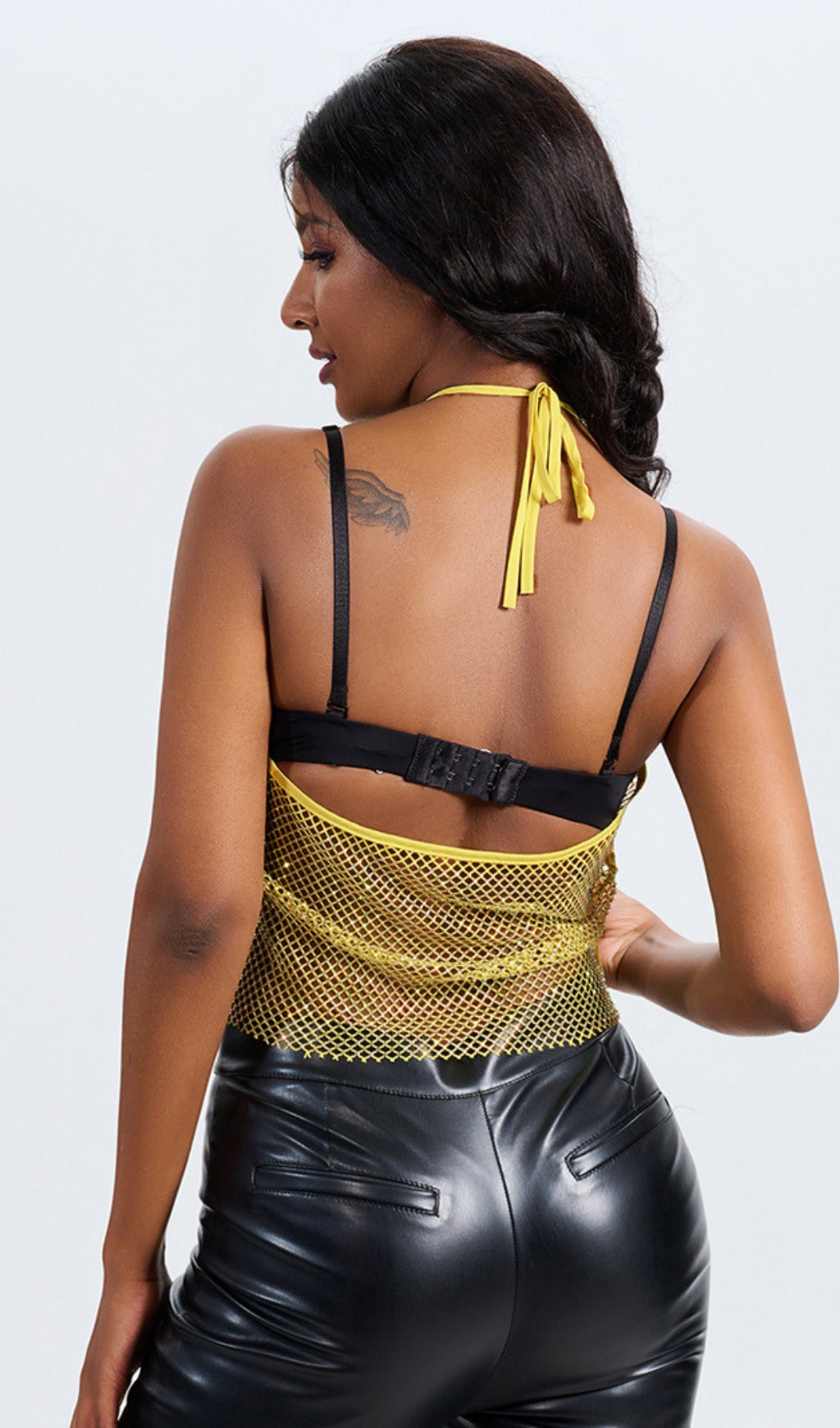 BLING CRYSTAL HALTER TOP