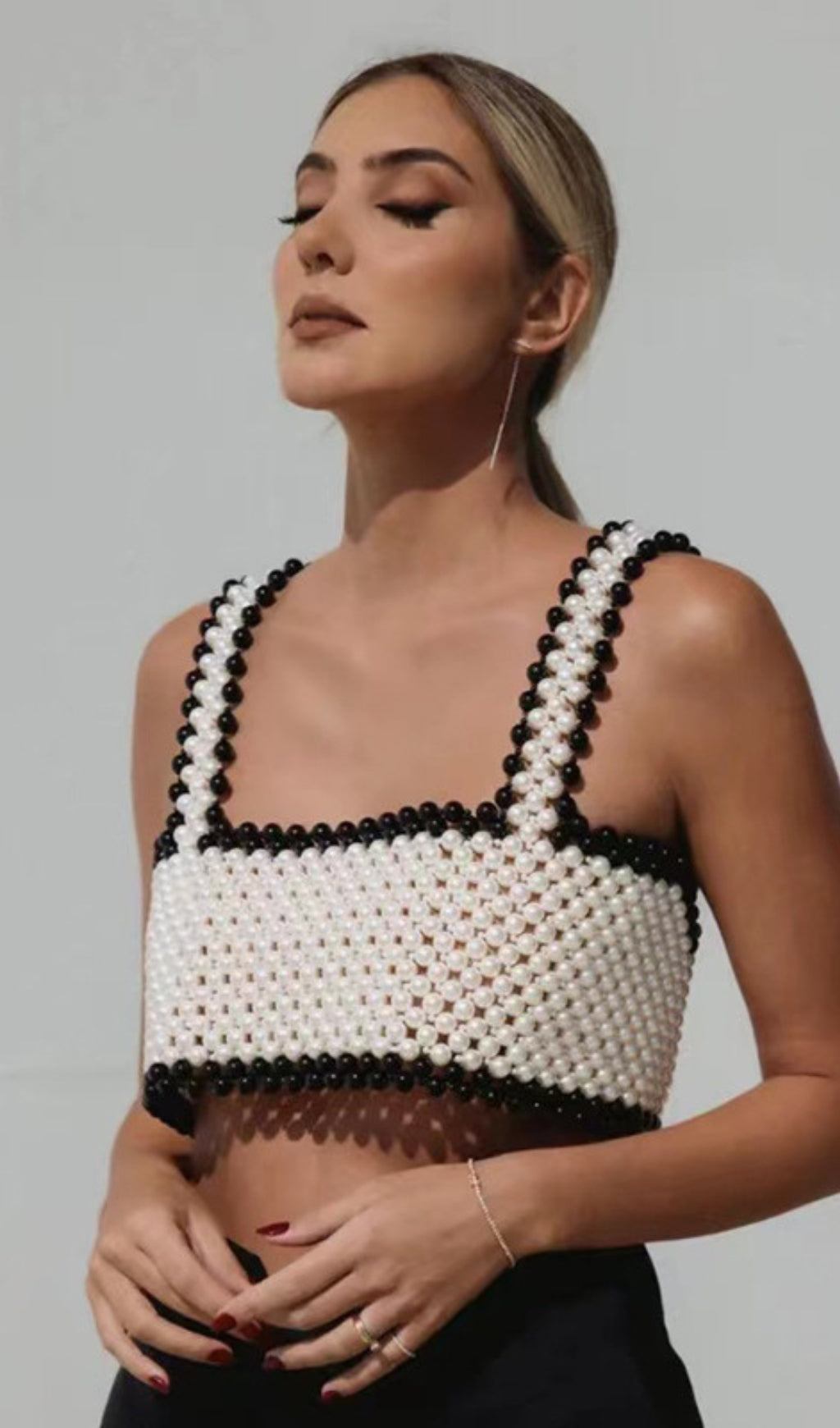 PEARL HEAVY CROP TOP