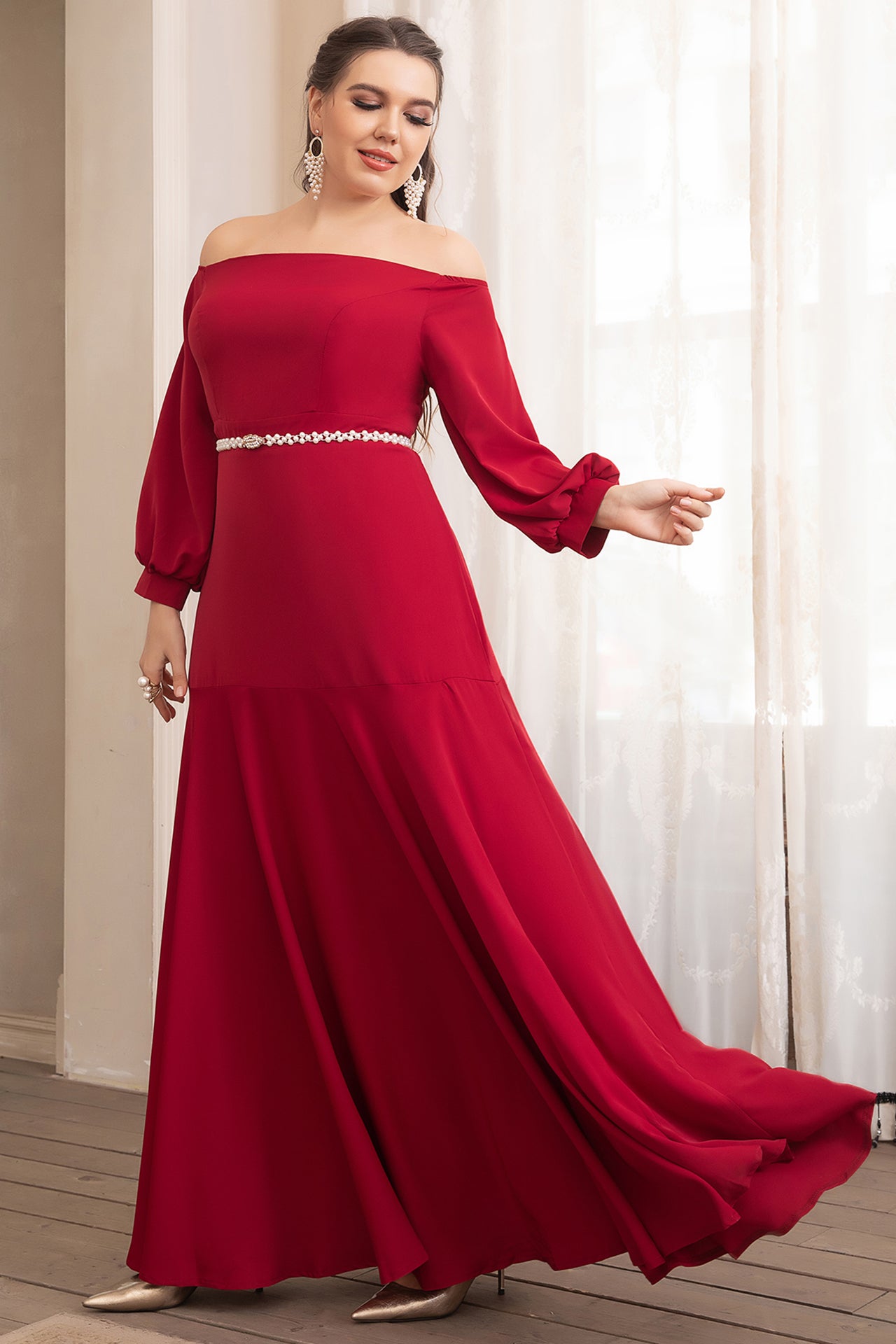 Salma Off Shoulder Maxi Dress