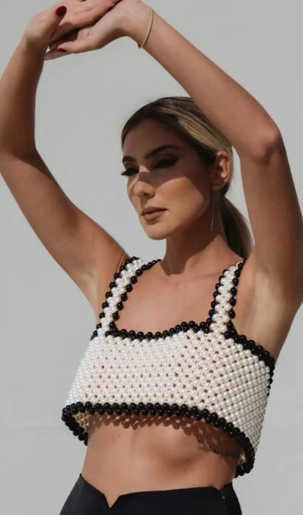 PEARL HEAVY CROP TOP