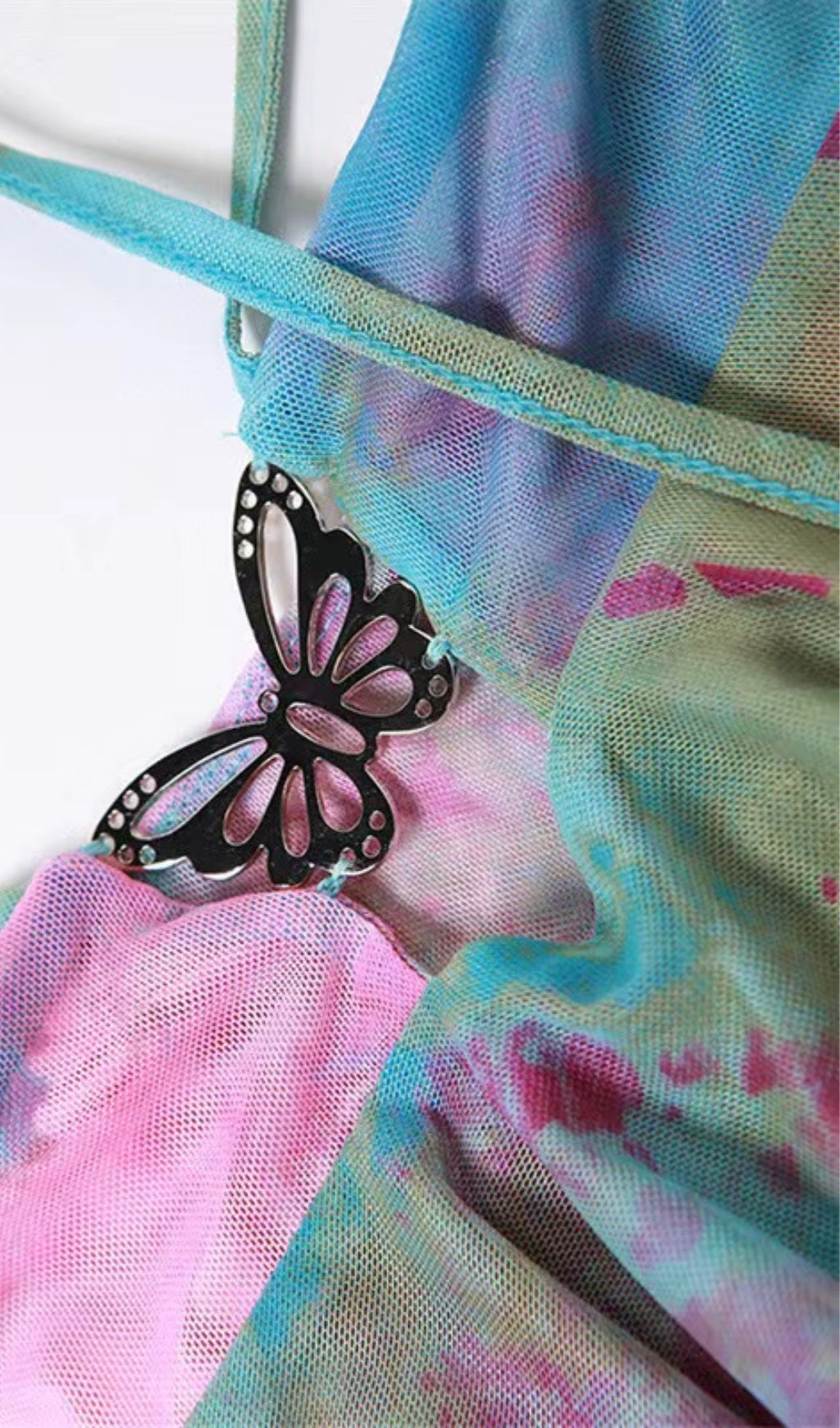 BUTTERFLY PRINTED SWIM SET