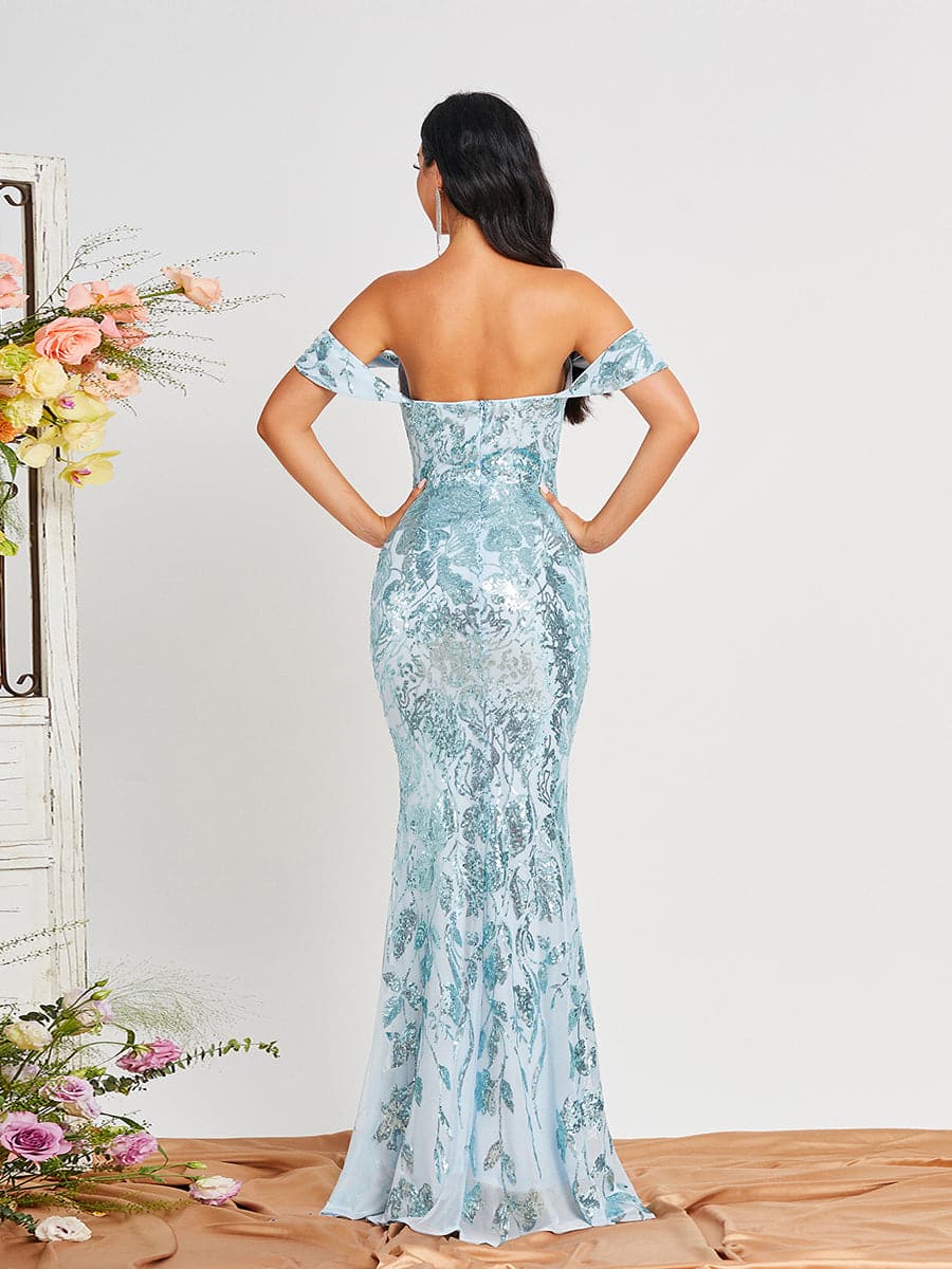Sequin Mermaid Evening Dress