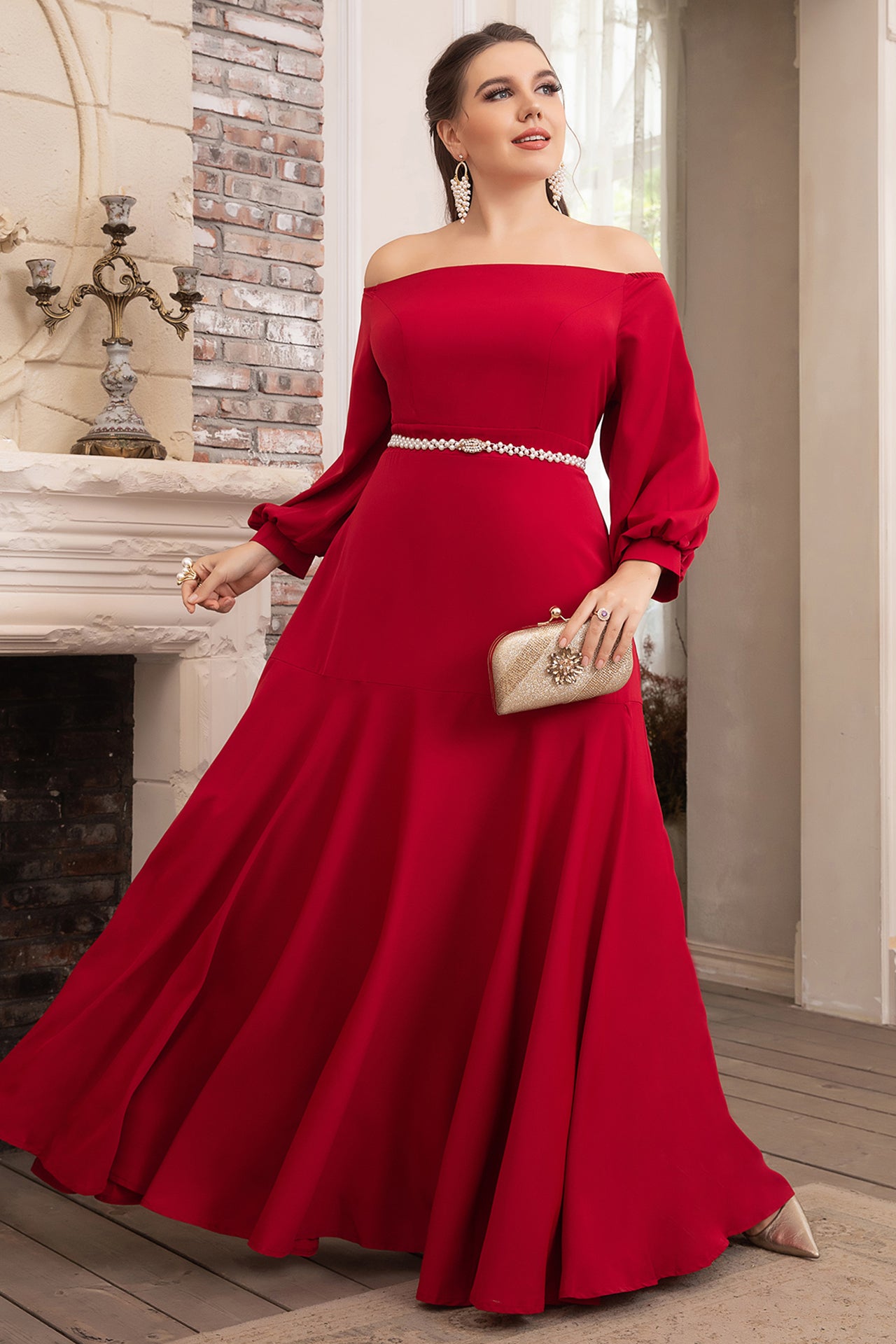 Salma Off Shoulder Maxi Dress