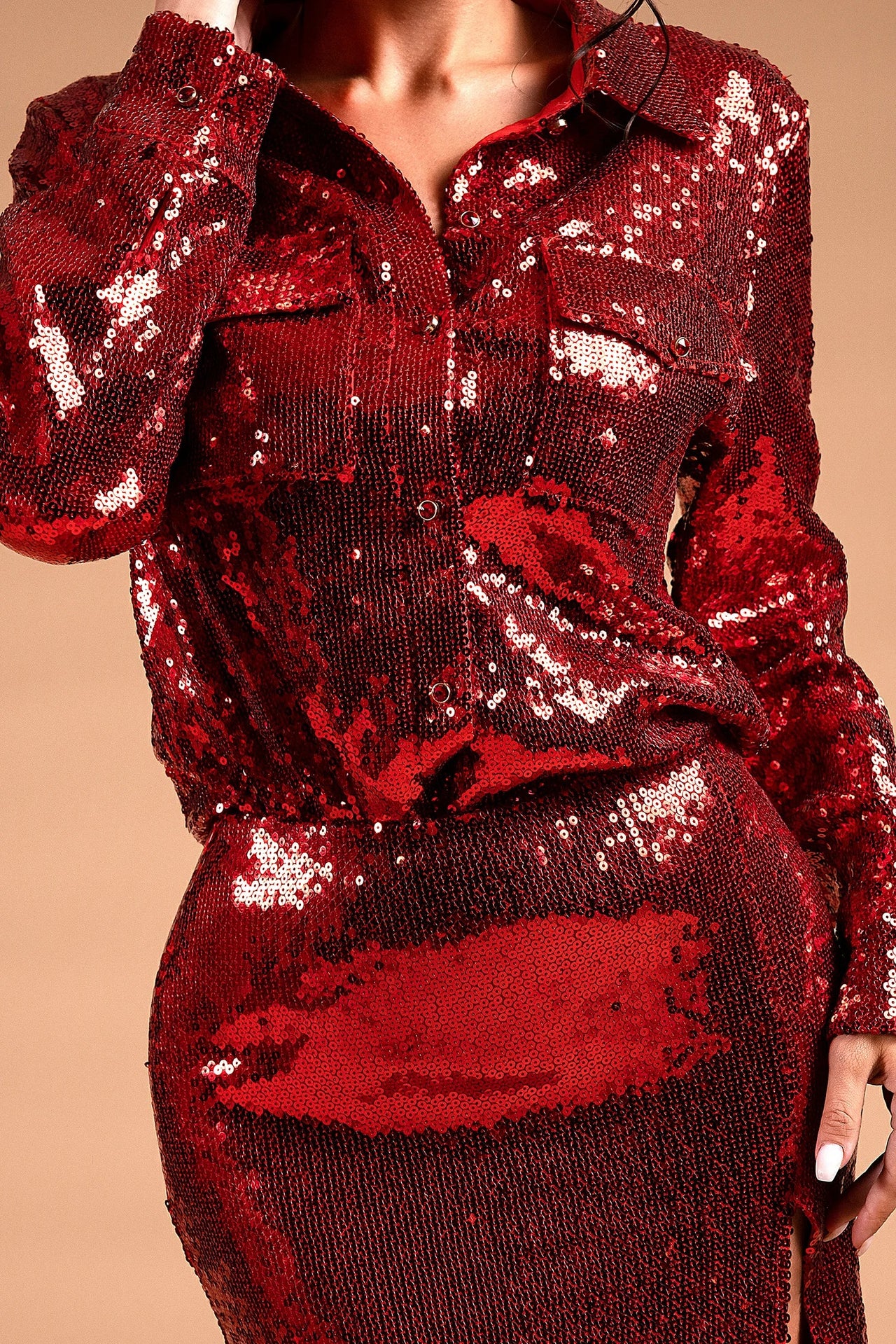 Greer Sequin Highslit Ensemble