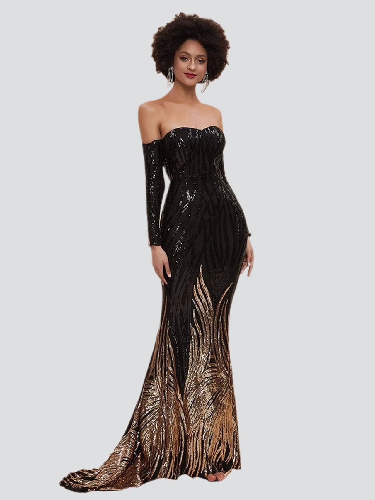 Mermaid Seuin Evening Dress
